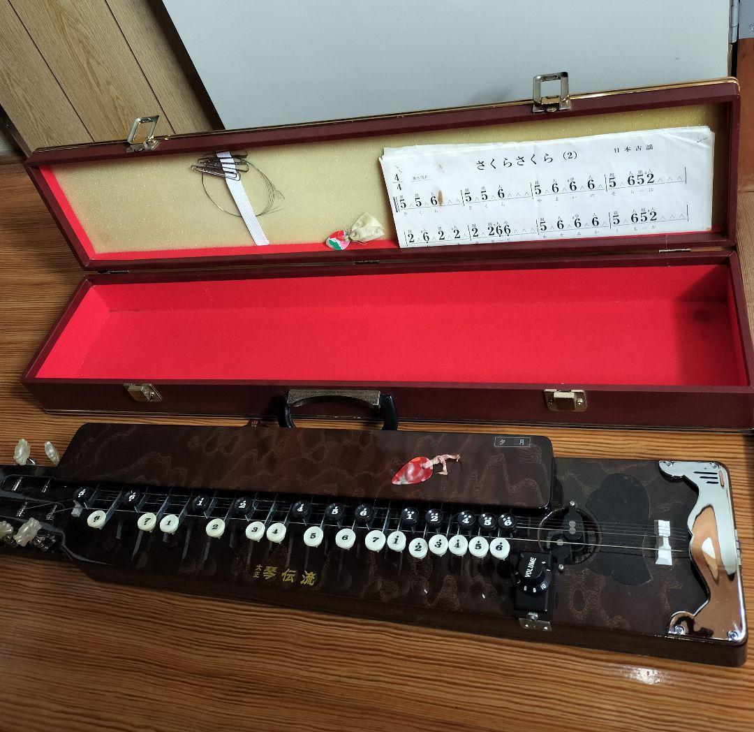 琴伝流 大正琴 5弦 ケース付き 初心者向け - メルカリ