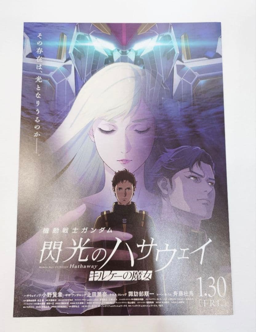 閃光のハサウェイ キルケーの魔女 B2ポスター 非売品　映画