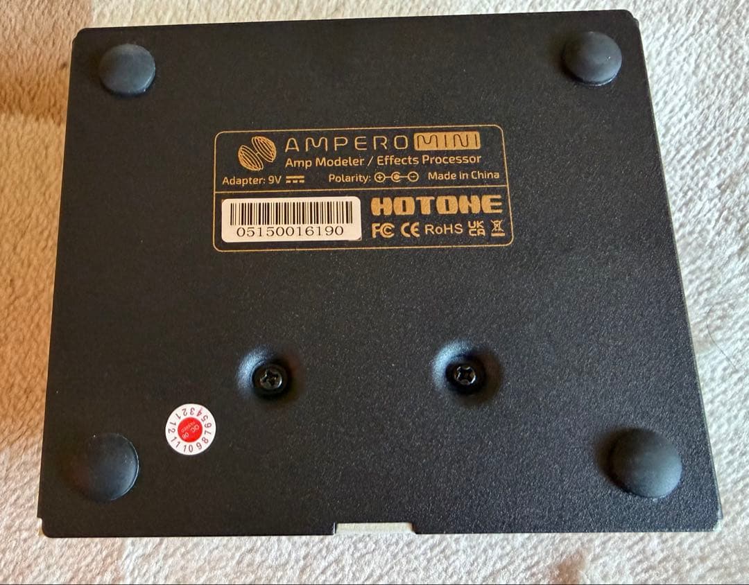 Hotone Ampero Mini アンプモデラーエフェクターノミ - メルカリ