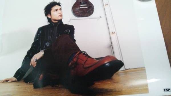 INORAN非売品ギターESPポスター髭イノラン革靴&革ジャンLUNA SEA