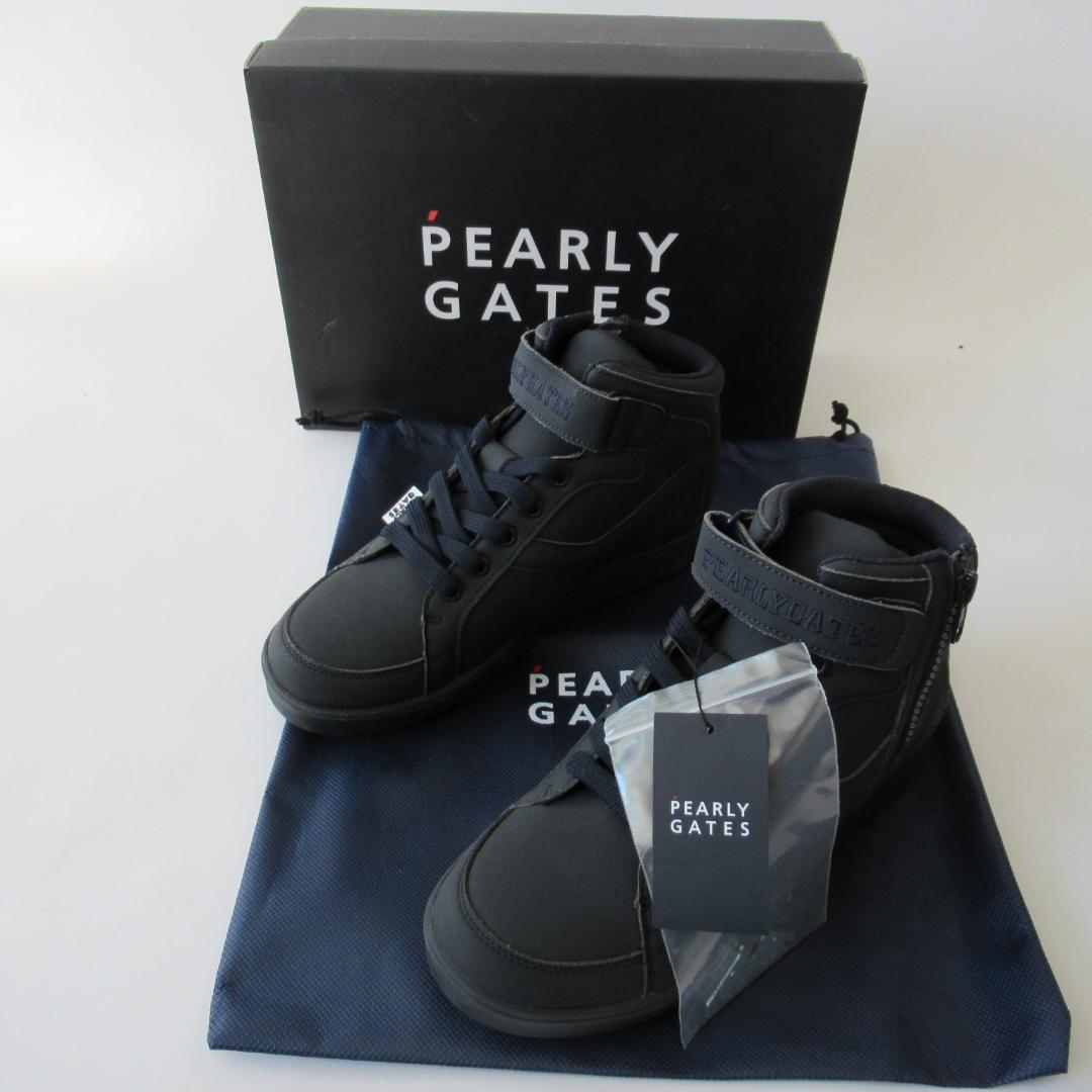 パーリーゲイツ新品濃紺 ソフトスパイク ゴルフシューズ 23.0ｃｍ No.1