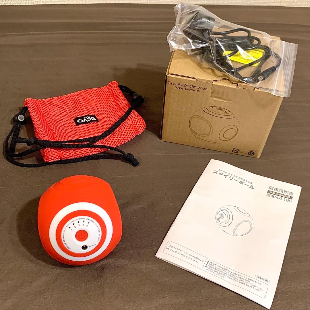 【保証期間内】東急スポーツオアシス　スタイリーボール　レッド【未使用品】