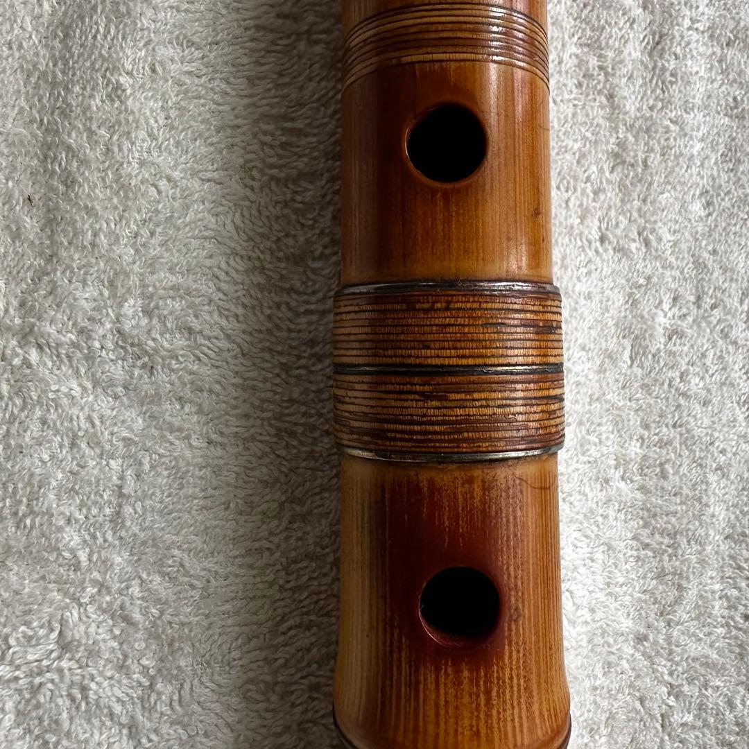 尺八 都山流 露秋 銘④（1尺8寸）補修