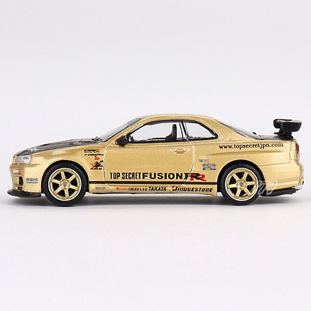 MINI GT スカイライン GT-R R34 Top Secret Gold - メルカリ