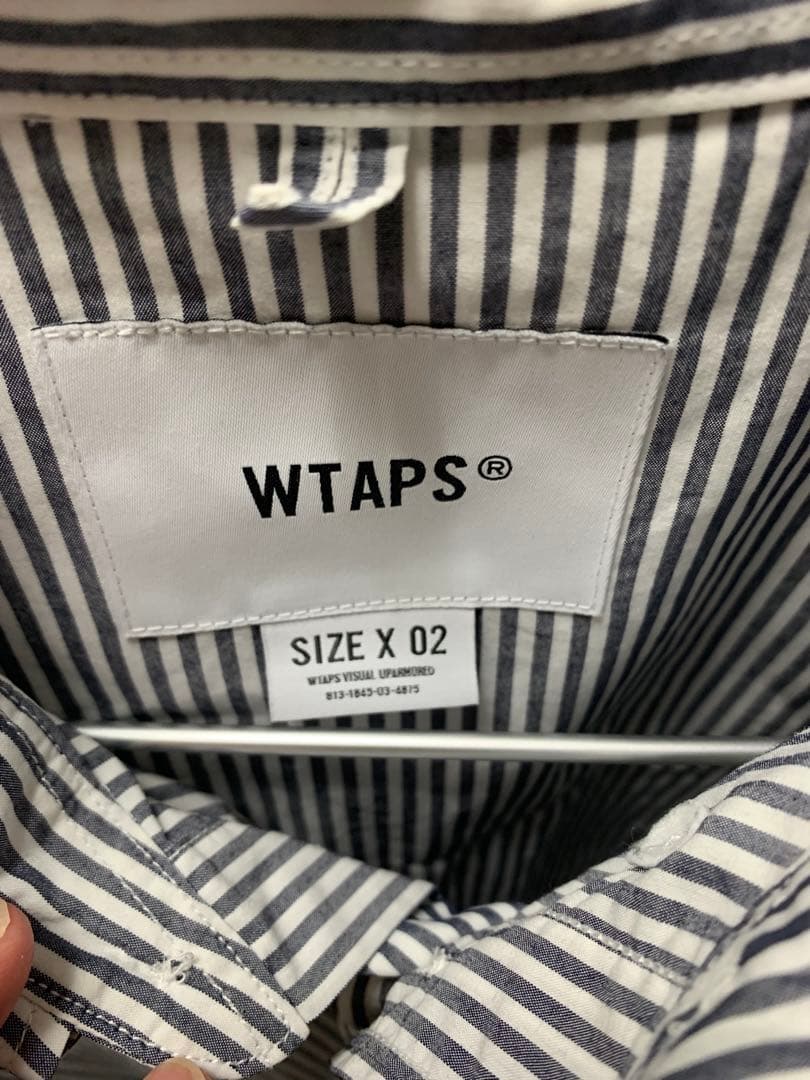 wtaps ストライプシャツ