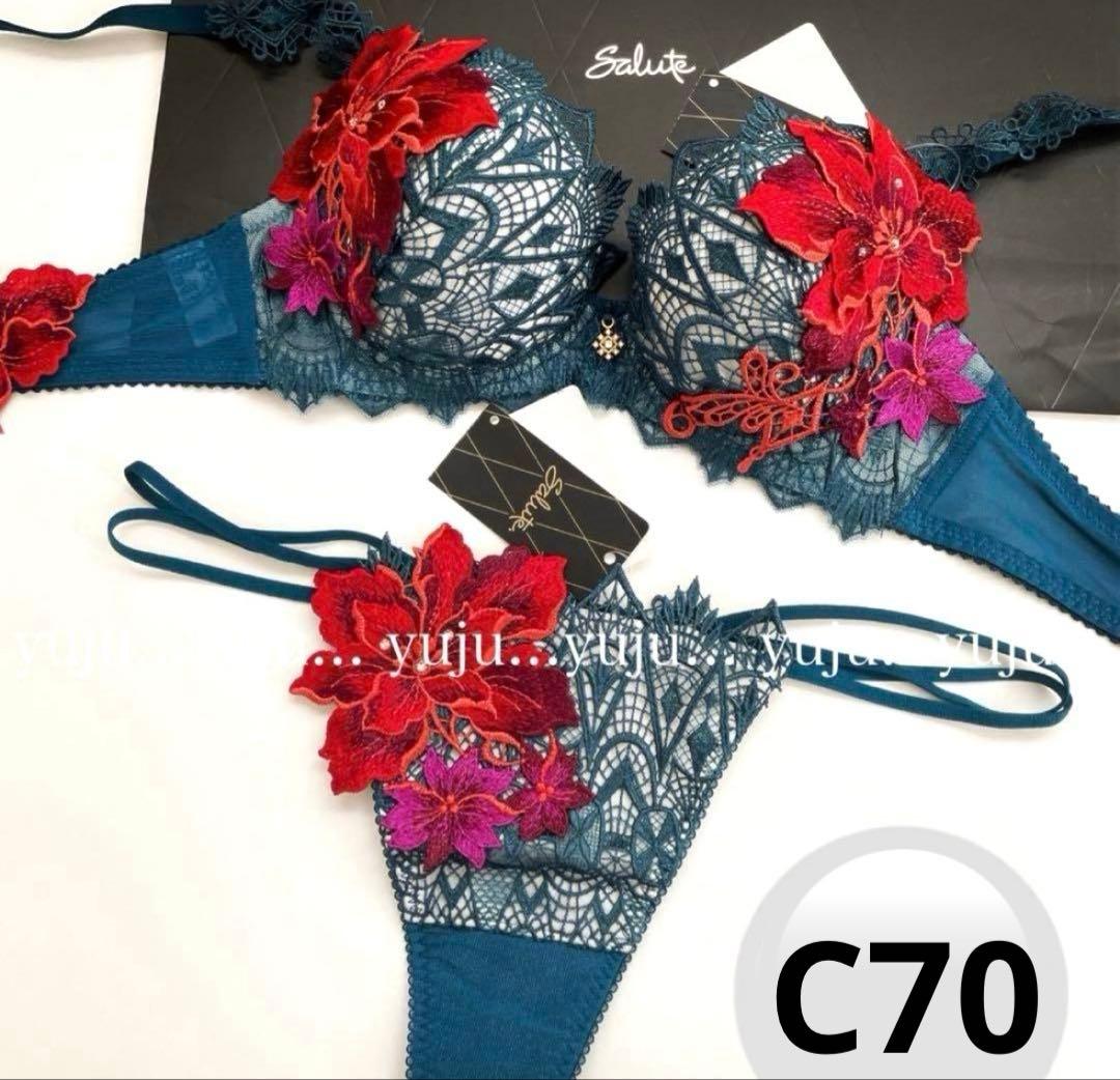 ワコール/サルート 72G 新品タグ付 P-upブラソング BS C70 BTJ493｜ワコール サルート 93G P-upタイプ ブラジャー単品 BCDEFGHI