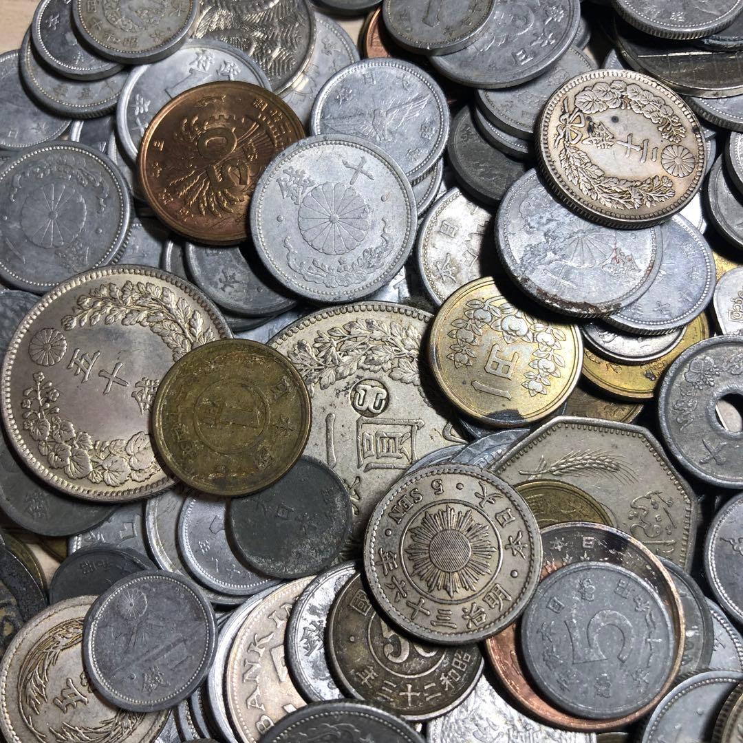 Z古銭まとめて 1.2KG 日本古銭 銅貨 大量 近代 硬貨 貨幣 雑銭中国