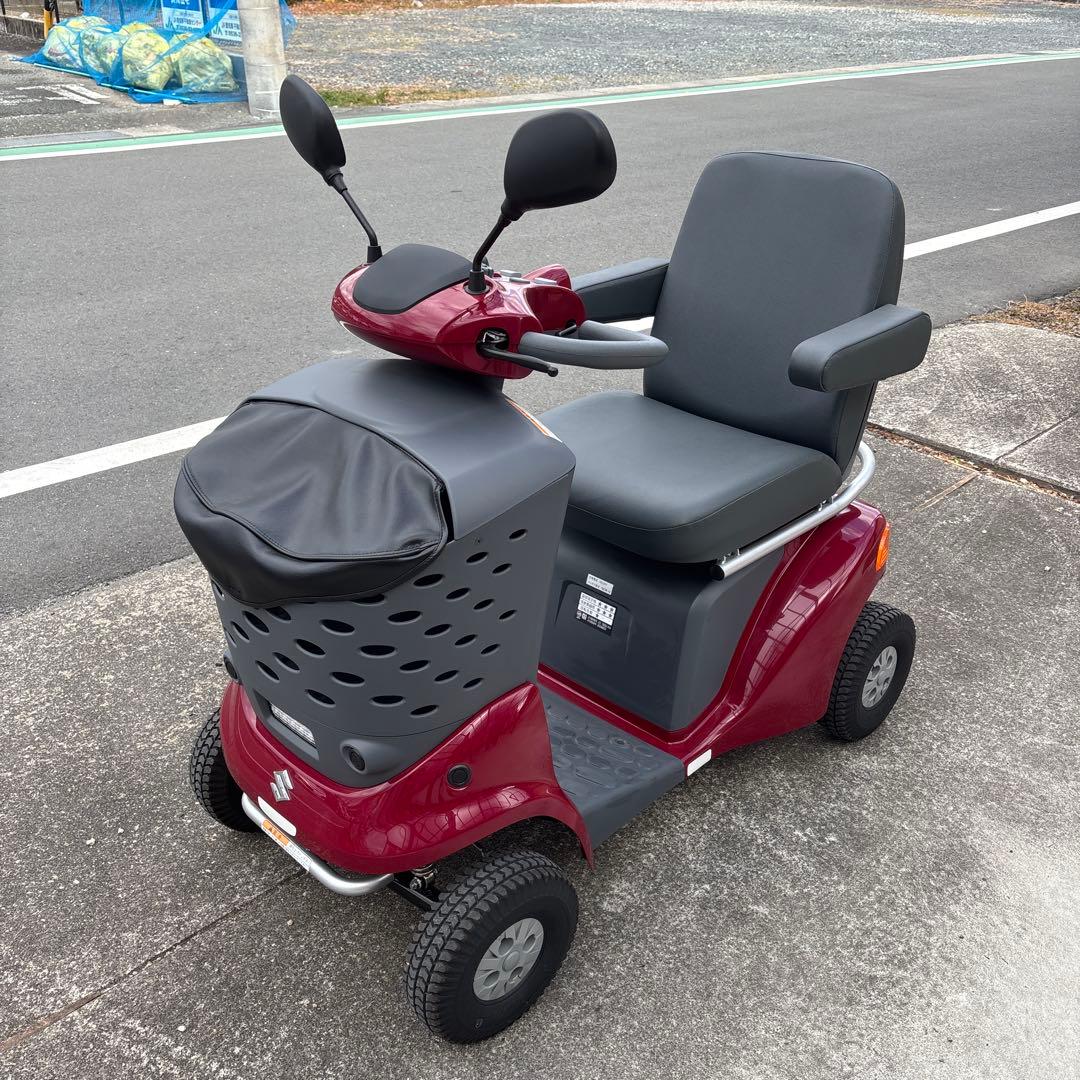 スズキ 電動セニアカー 赤 2024（6ヶ月使用の）ET4DB 現行型