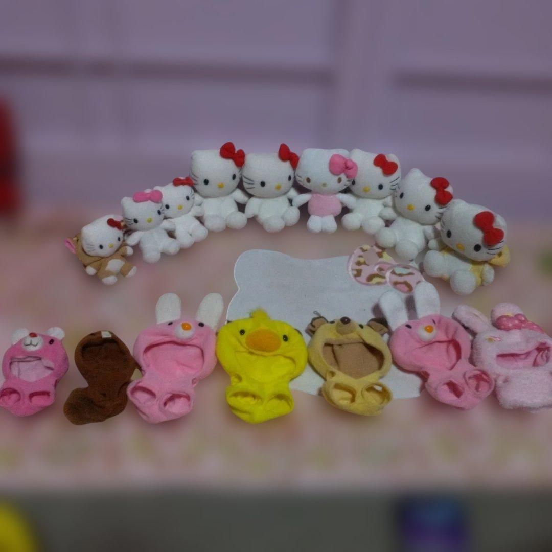 超激レア‼️レトロ‼️キティ 着ぐるみ‼️9 体セット‼️脱げる‼️可愛い‼️