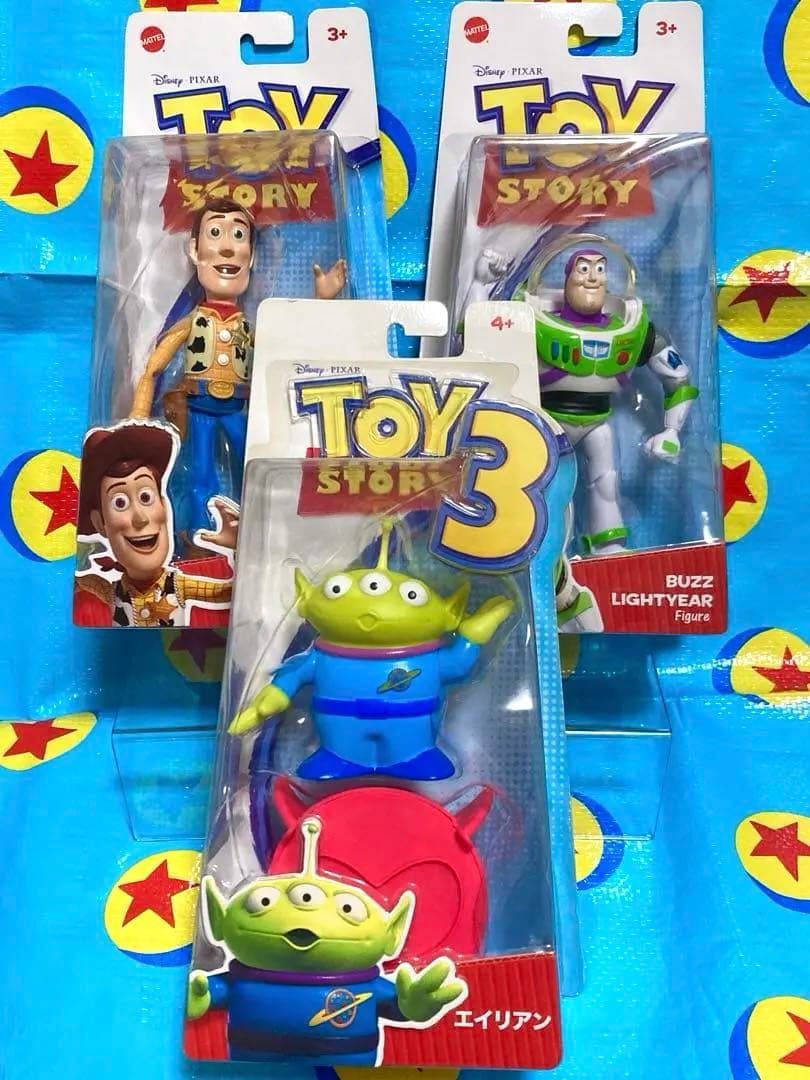 トイストーリー　エイリアン・ウッディ・バズ　フィギュア　未開封