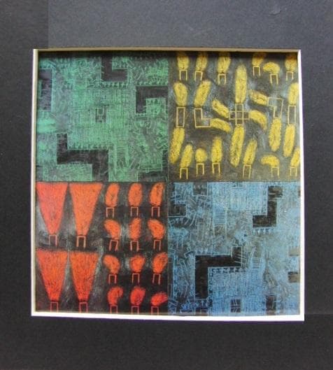 守谷史男、跡－07・85、希少な画集より、新品高級額・額装付