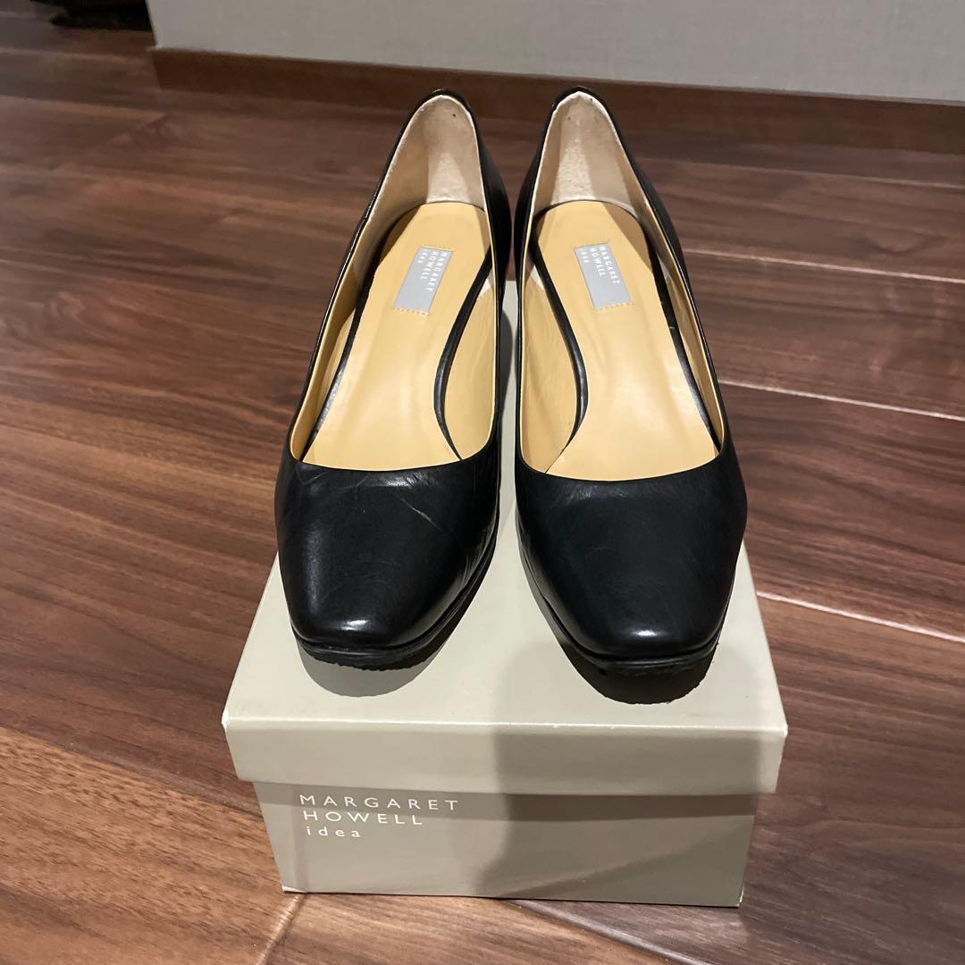 美品 マーガレットハウエル MARGARET HOWELL idea パンプス マーガレット・ハウエル アイデア MARGARET HOWELL idea プレーン