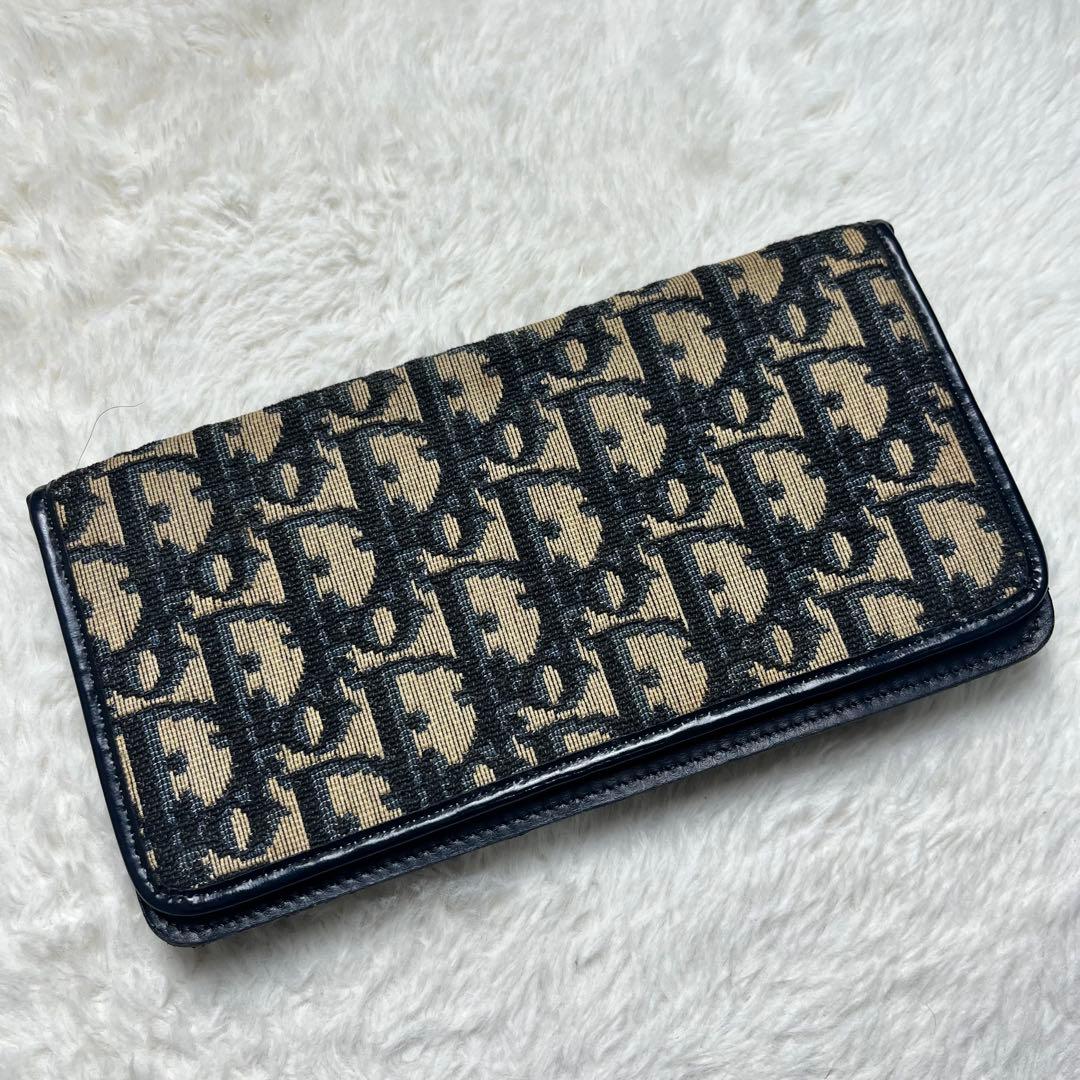 Christian Dior トロッター　札入れ　キャンバス×レザー Christian Dior □新品□未使用□ ChristianDior ディオール