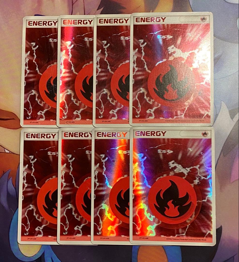 基本エネルギー 炎 ホロン 8枚セット 基本炎エネルギー (ホロン) 2FT-UHJ-4MK｜ポケカシングルカード通販