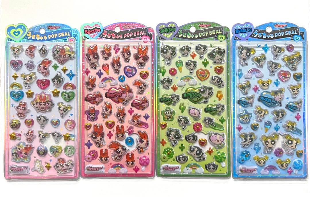 専用【国内正規品】うるちゅるポップシール パワーパフガールズ モンチッチ