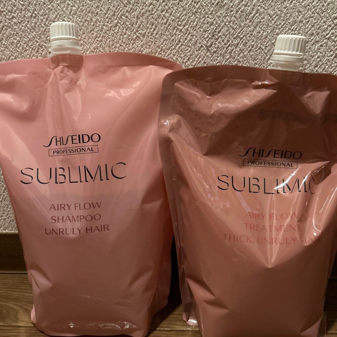 SHISEIDO SUBLIMIC エアリーフロー シャンプー トリートメント