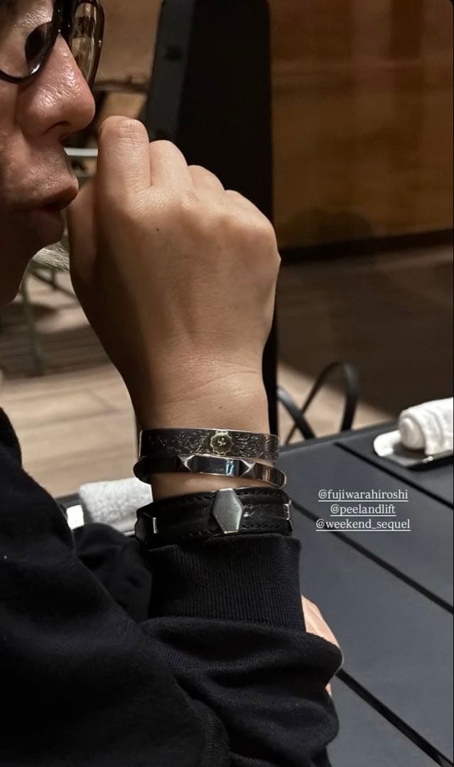 weekend sequel peel&lift レザーブレス 藤原ヒロシ - メルカリ