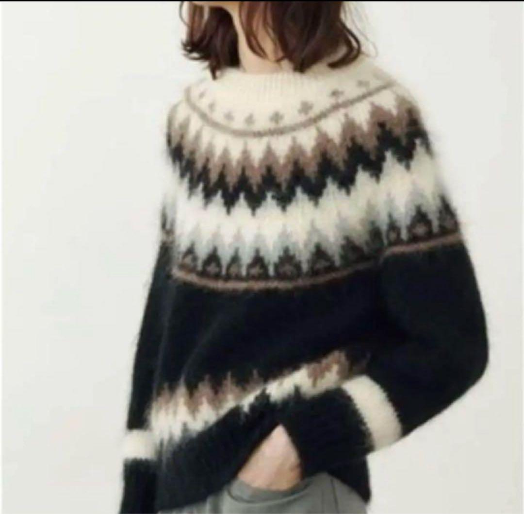 しょっちゃん様　BATONER ハイネック アルパカ モヘア ニット