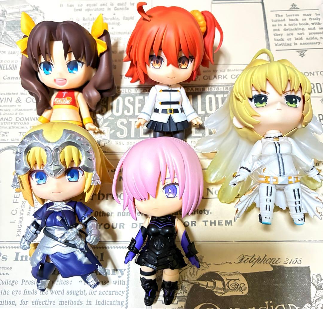 FGO ねんどろいど　藤丸立香　マシュ　ネロブライド　ジャンヌ