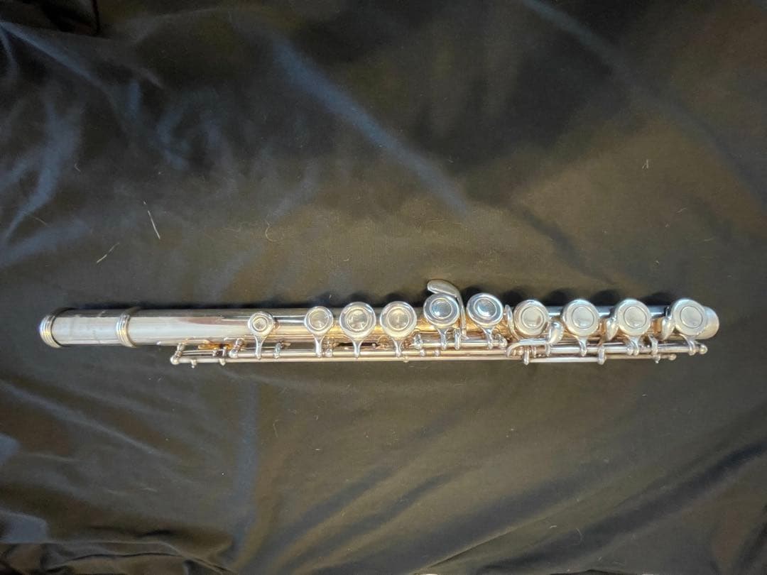 YAMAHA YFL411 銀製フルート ケース付き 調整必要