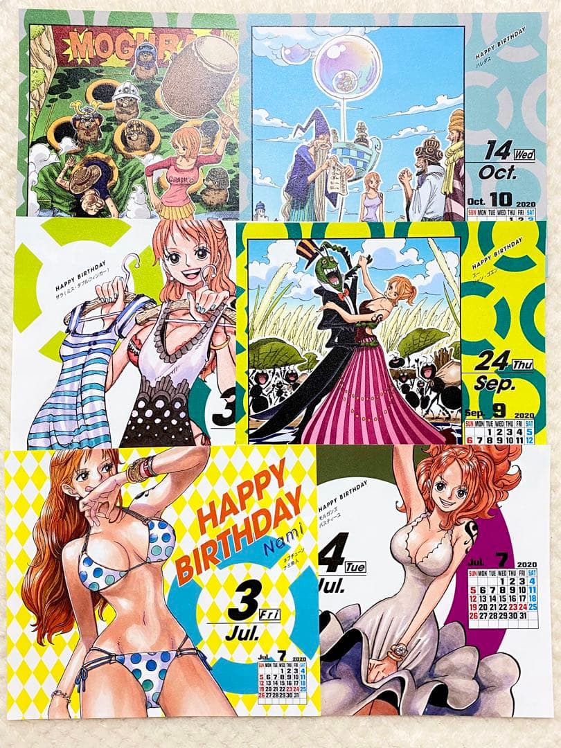 ナミ 日めくり コミック 原作 カレンダー 2020 ワンピース - メルカリ