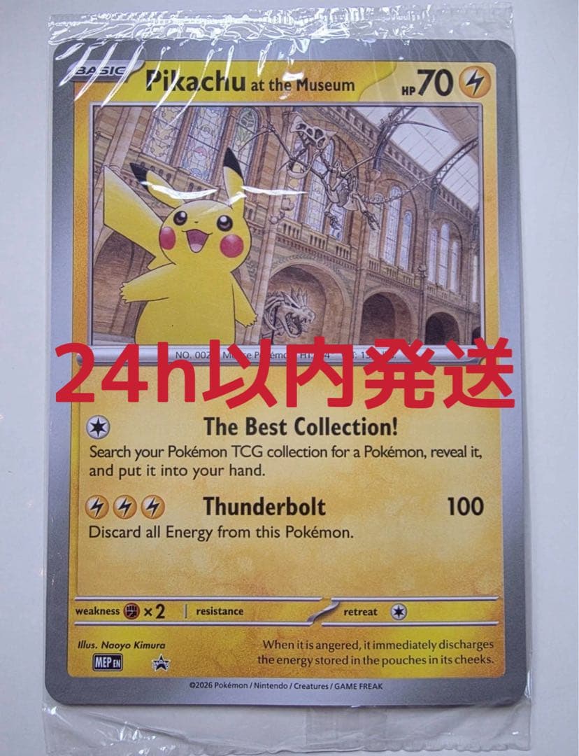 未開封 Pikachu at the Museum ピカチュウ プロモ 博物館③ 未開封 Pikachu at the Museum ピカチュウ プロモ 博物館 - メルカリ
