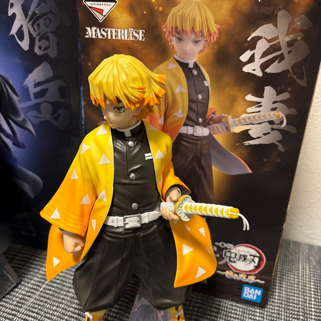 ス*)様 1番くじ 雷の兄弟 我妻善逸 獪岳 フィギュア A賞 B賞 - メルカリ