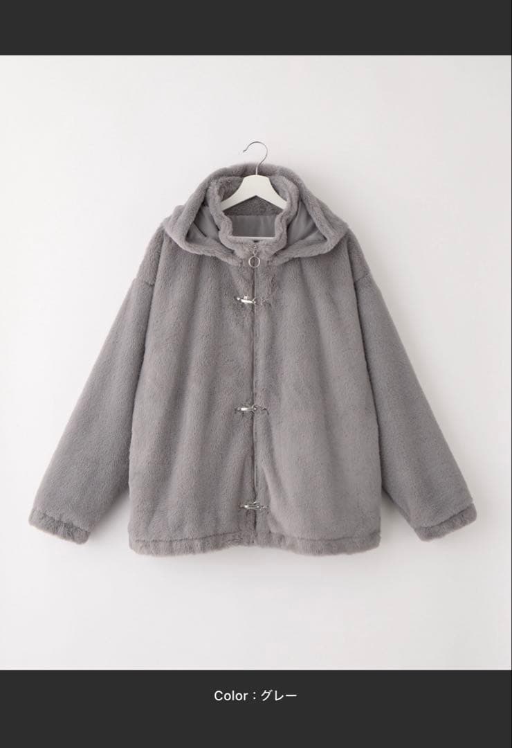 【SERACE】 2wayファイヤーマンボリュームファーブルゾン