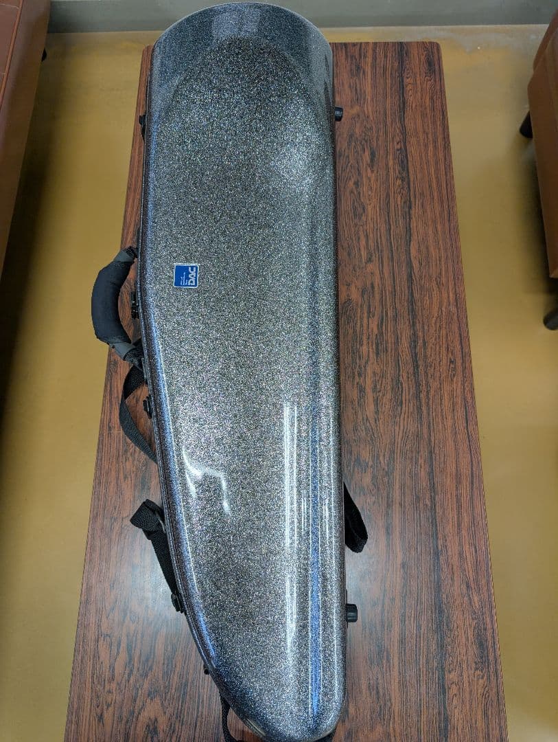 DACNx-1sテナーバス用トロンボーンセミハードケーススパークルダークシルバー