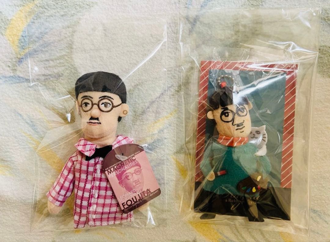 藤田嗣治の人形2点まとめて 藤田嗣治 「人形を抱く少女」 | | アトリエ・ブランカ