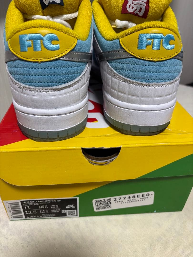 【美品】FTC×ナイキ SBダンクロー 29.0cm