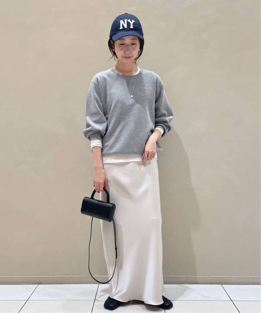 plage vintage satin tight スカート