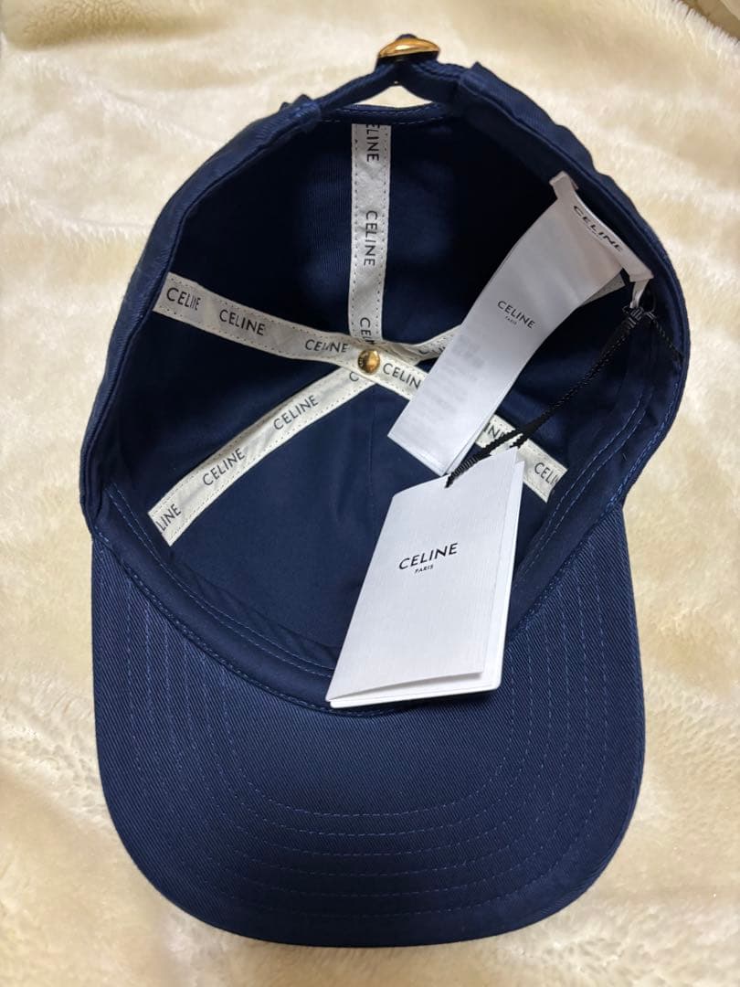 本日のみお値下げ◯CELINE セリーヌ トリオンフ ネイビー キャップ