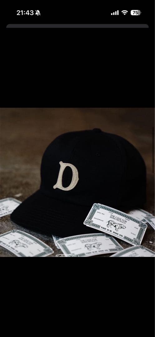 THE H.W.DOG&CO. 【EXCLUSIVE】 BASEBALL CAP
