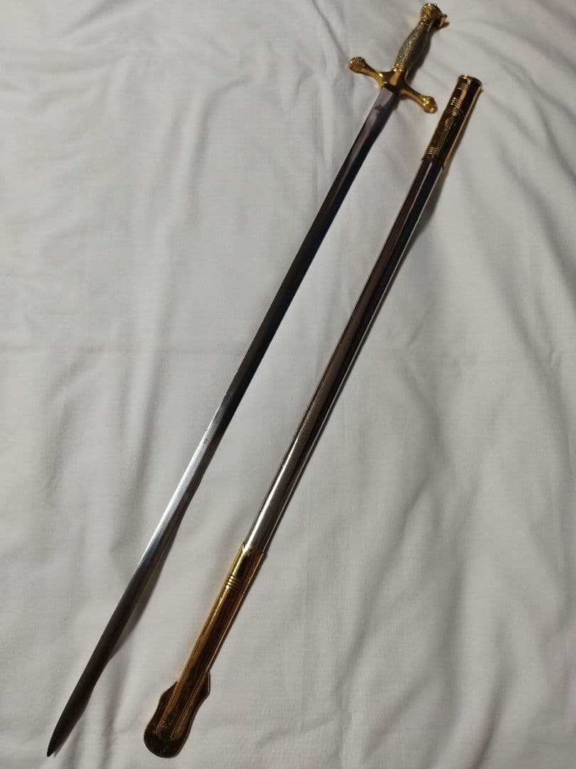 (J-5096)US．ＡＲＭＹ士官候補生訓練用サーベル　レア　(模造刀、安全品) 米海兵隊実物 Atlanta Cutlery Corp 式典用 サーベル USMC 士官用