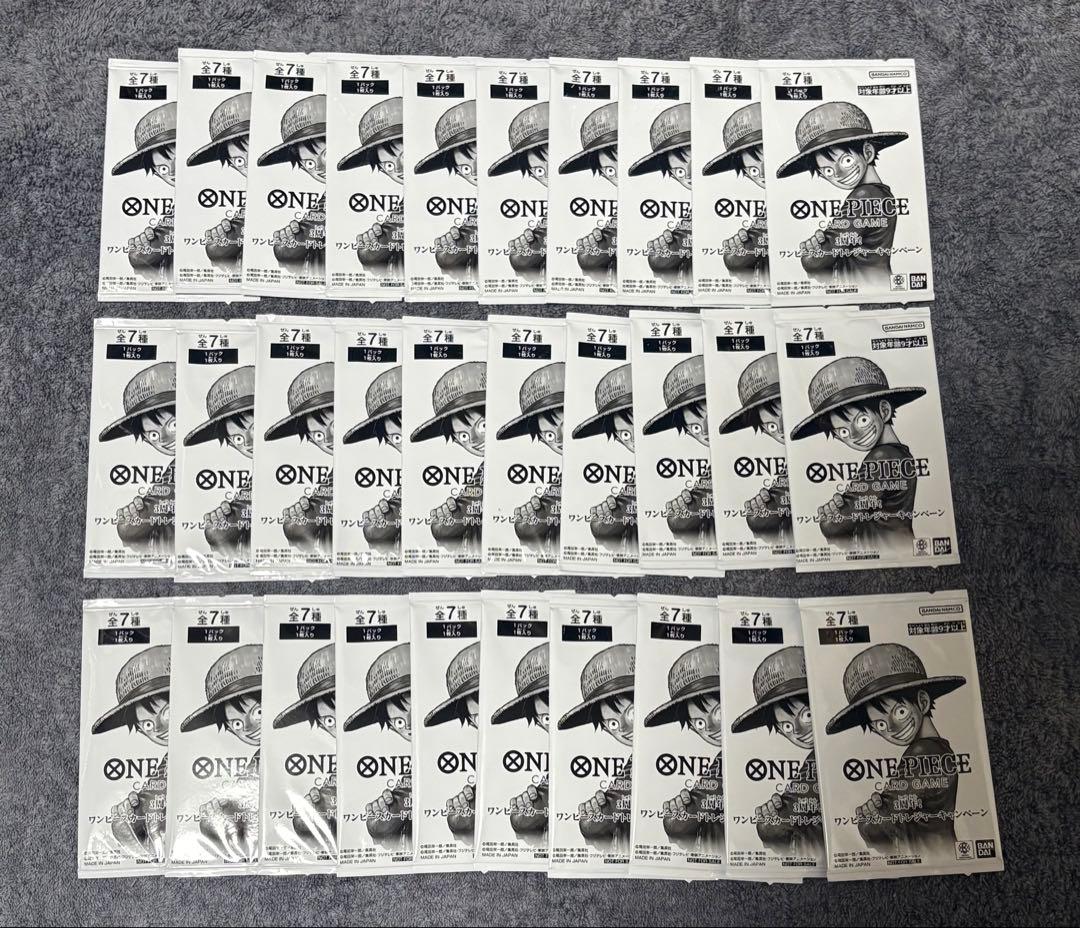 【新品未開封】　ワンピース 3周年！ トレジャーキャンペーン プロモ 30Ｐ