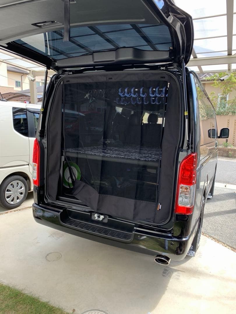 ユーアイビークル　ハイエース　防虫ネット　リア一面　標準ボディ　標準ルーフ 楽天市場】【ユーアイビークル】 ハイエース 車中泊 ハイエース200系