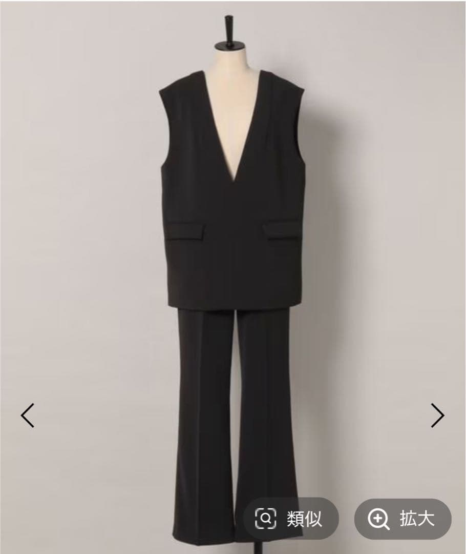 niko　apart by lowrys パンツドレスベスト＆フレアパンツ