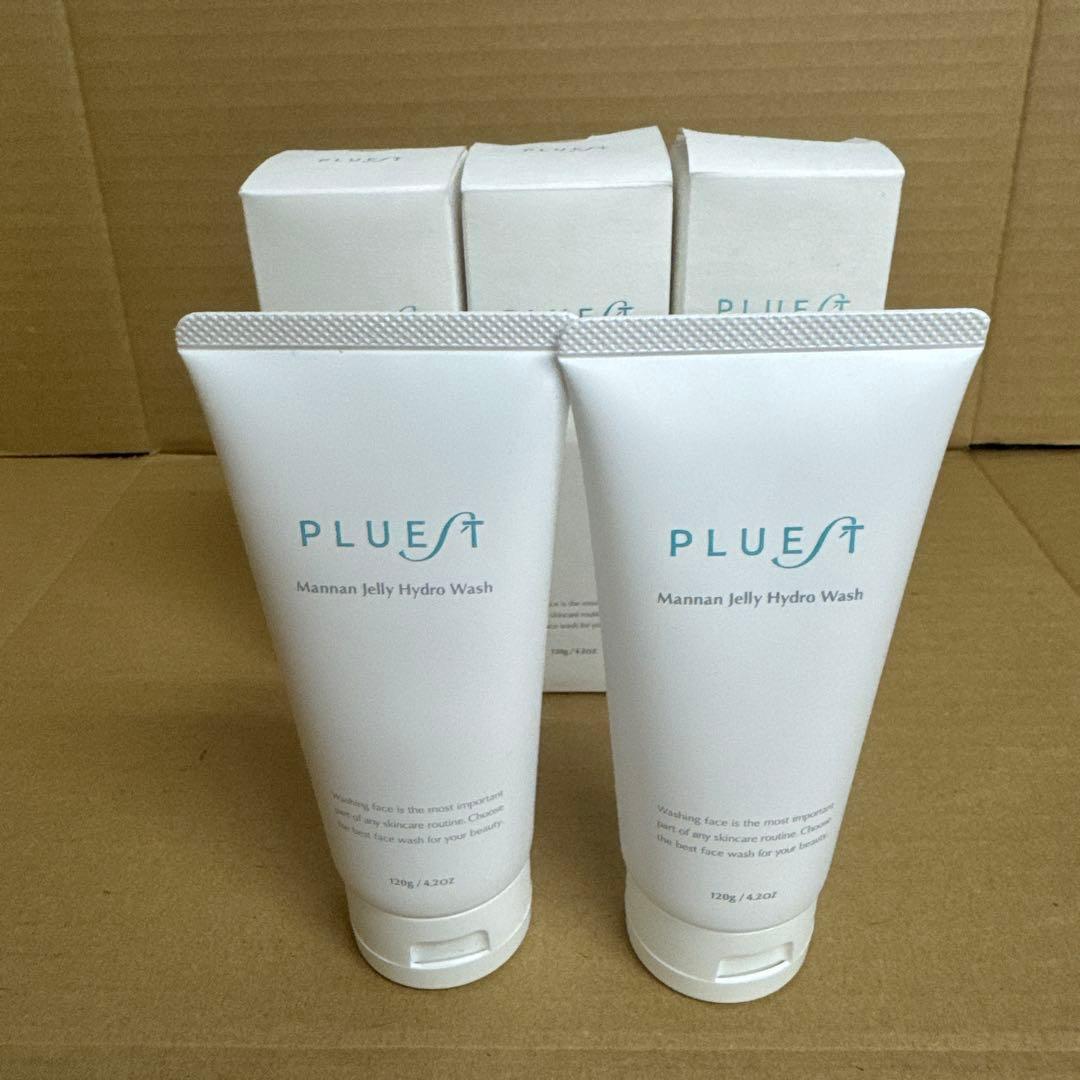 未使用品]PLUEST マンナンジェリー ハイドロウォッシュ 120g (5本)