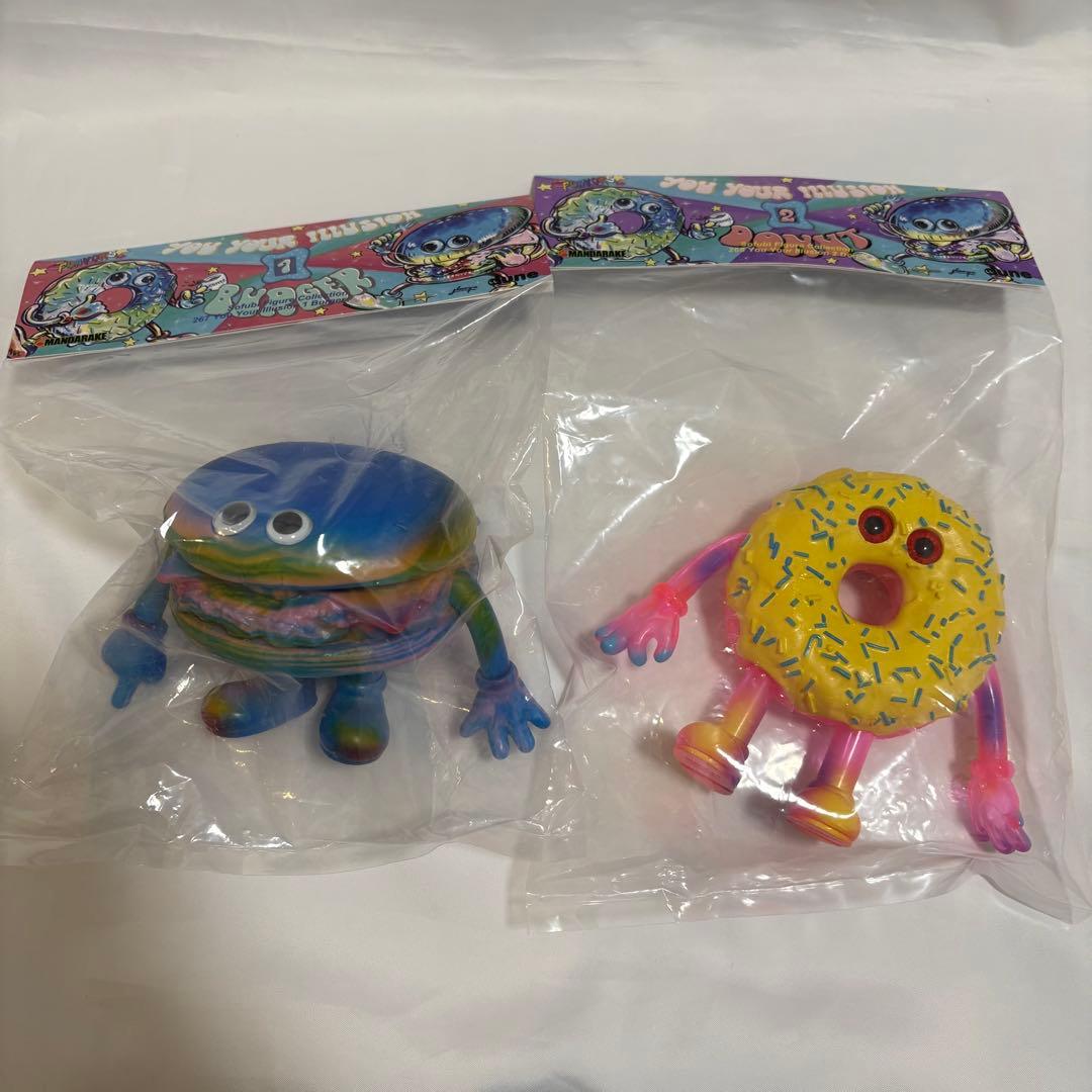 flavors まんだらけ　限定　ドーナツ　ハンバーガー