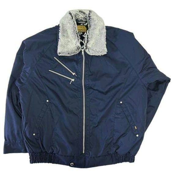 限定 寅壱 ドカジャン パイロットジャンパー ボア アニマル柄 ゼブラ