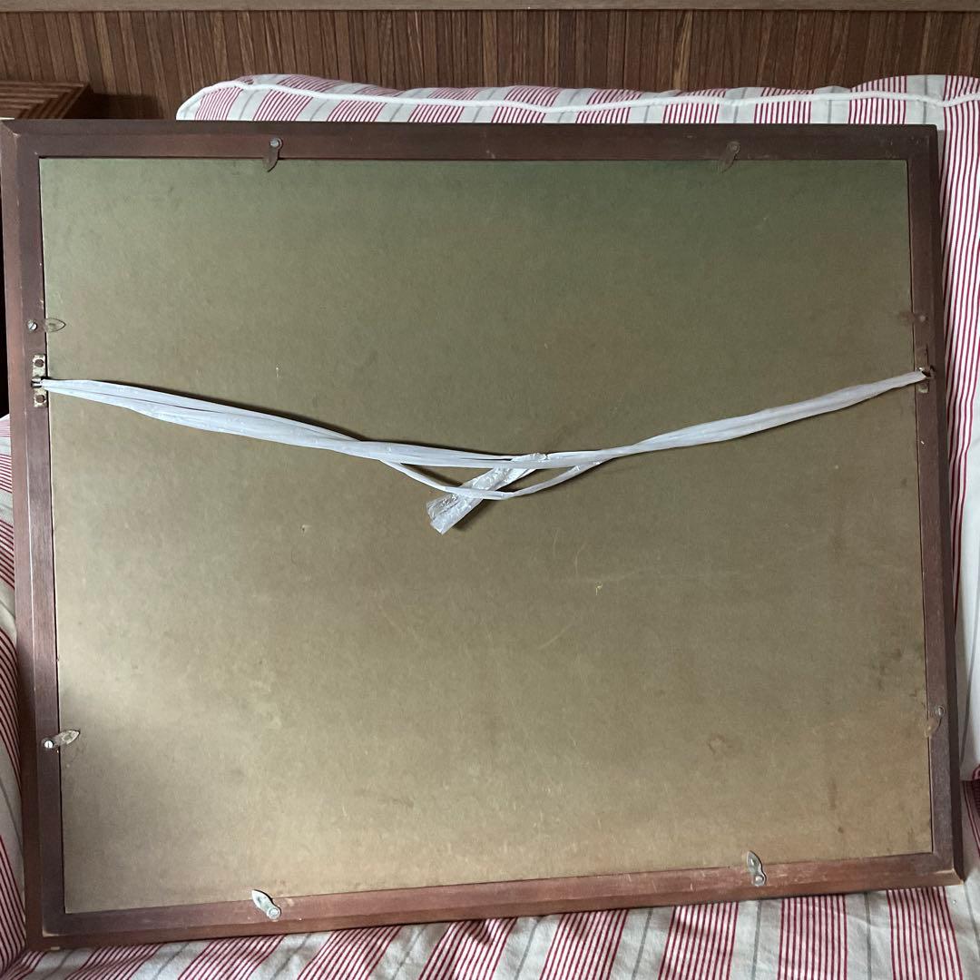 真作 油彩 郡 慧子 きょうだい 一陽会会員 現代童画会常任委員 文部