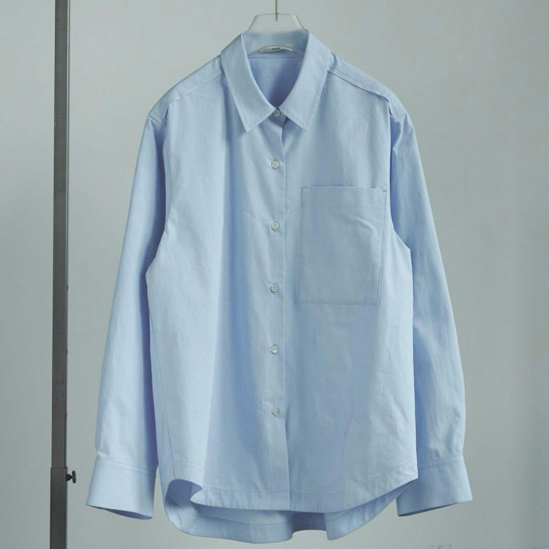 anuke アンヌーク Highcount Over Shirts アイスブルー