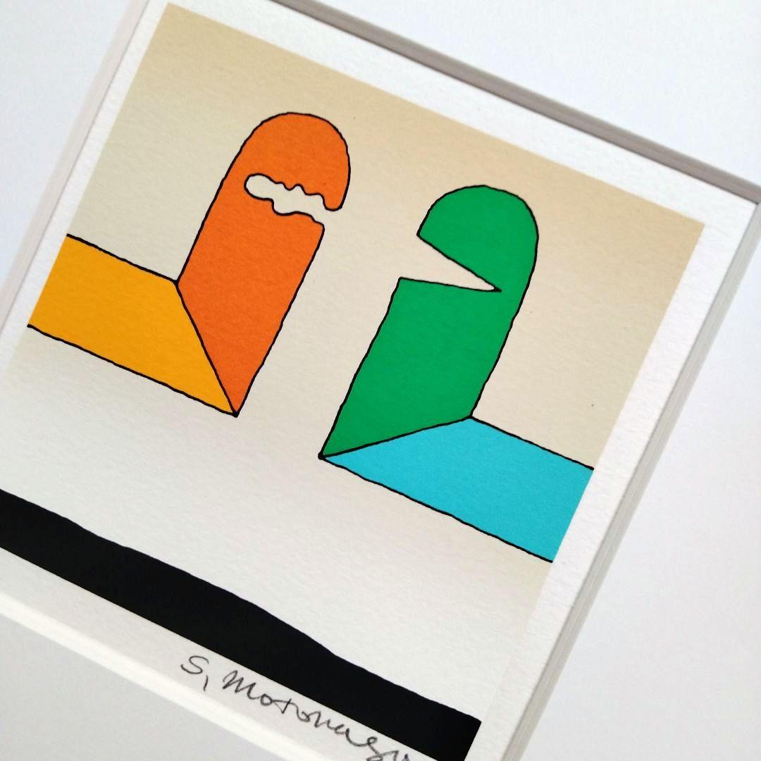 ☆ 元永定正 シルクスクリーン