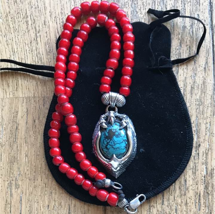 ＳＡＡＤワイルドシリーズターコイズネックレス