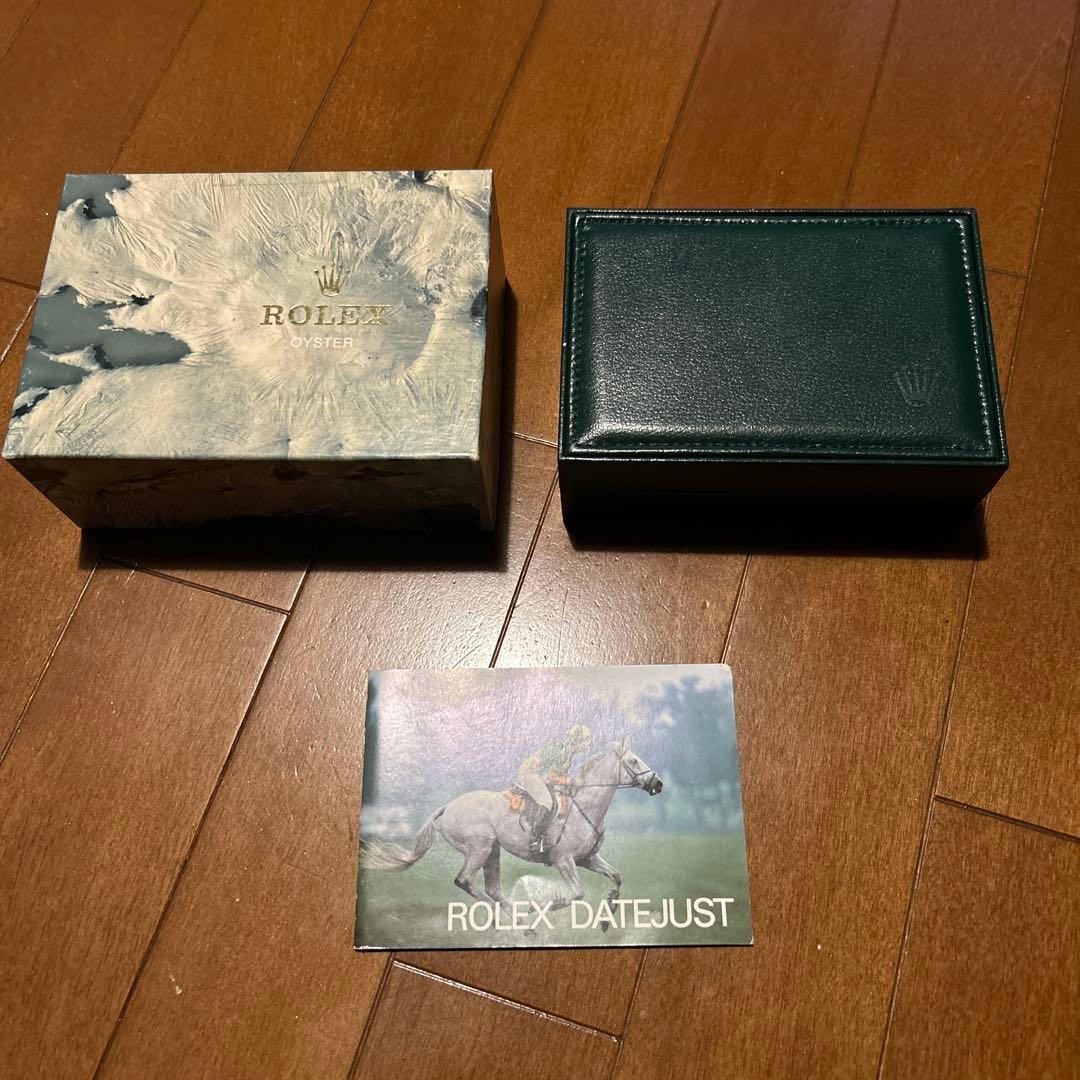 ROLEX 付属品 緑の箱　純正　ロレックス　外箱　内箱巻きブレス駒付き