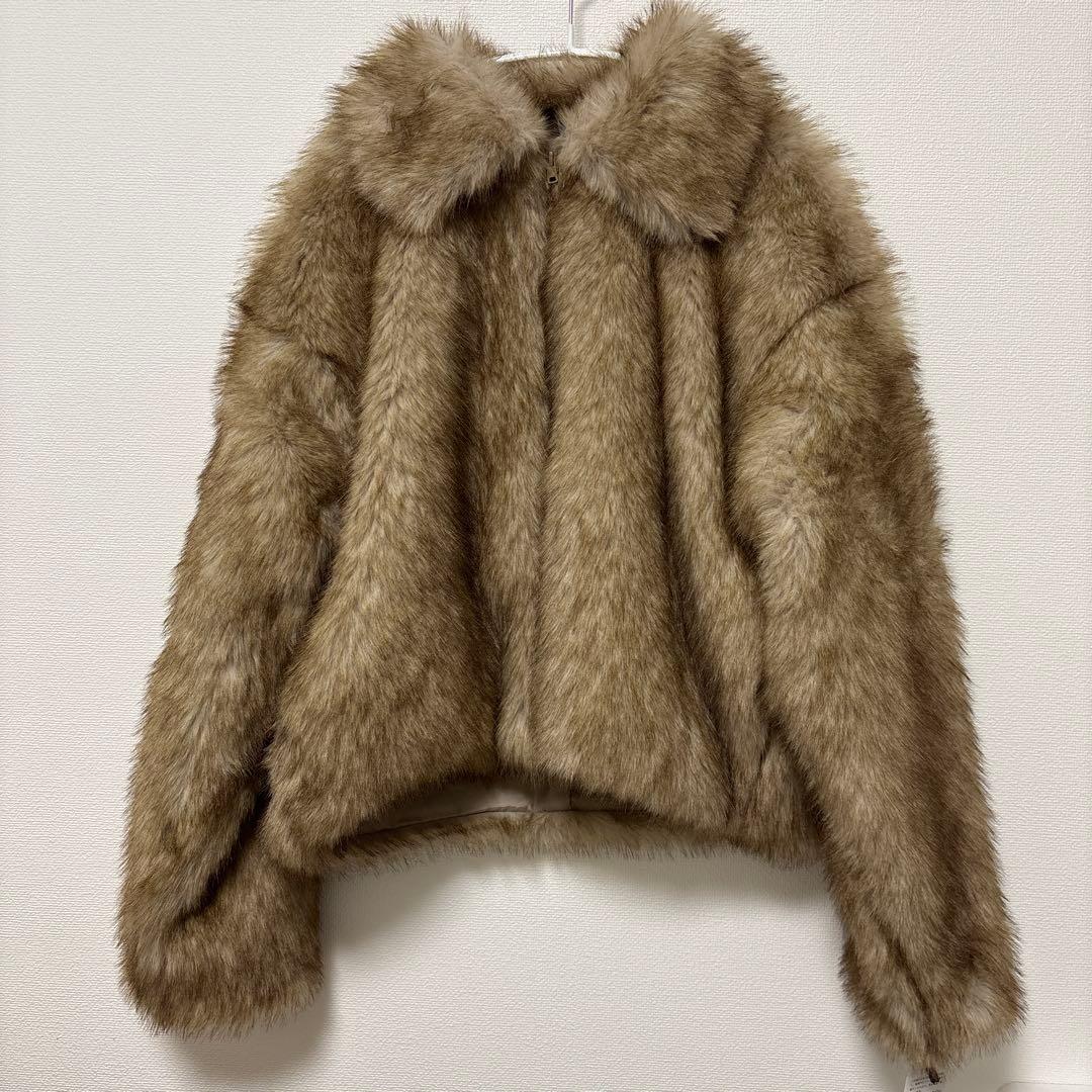 amel エコファージャケット/ベージュ/Mサイズ