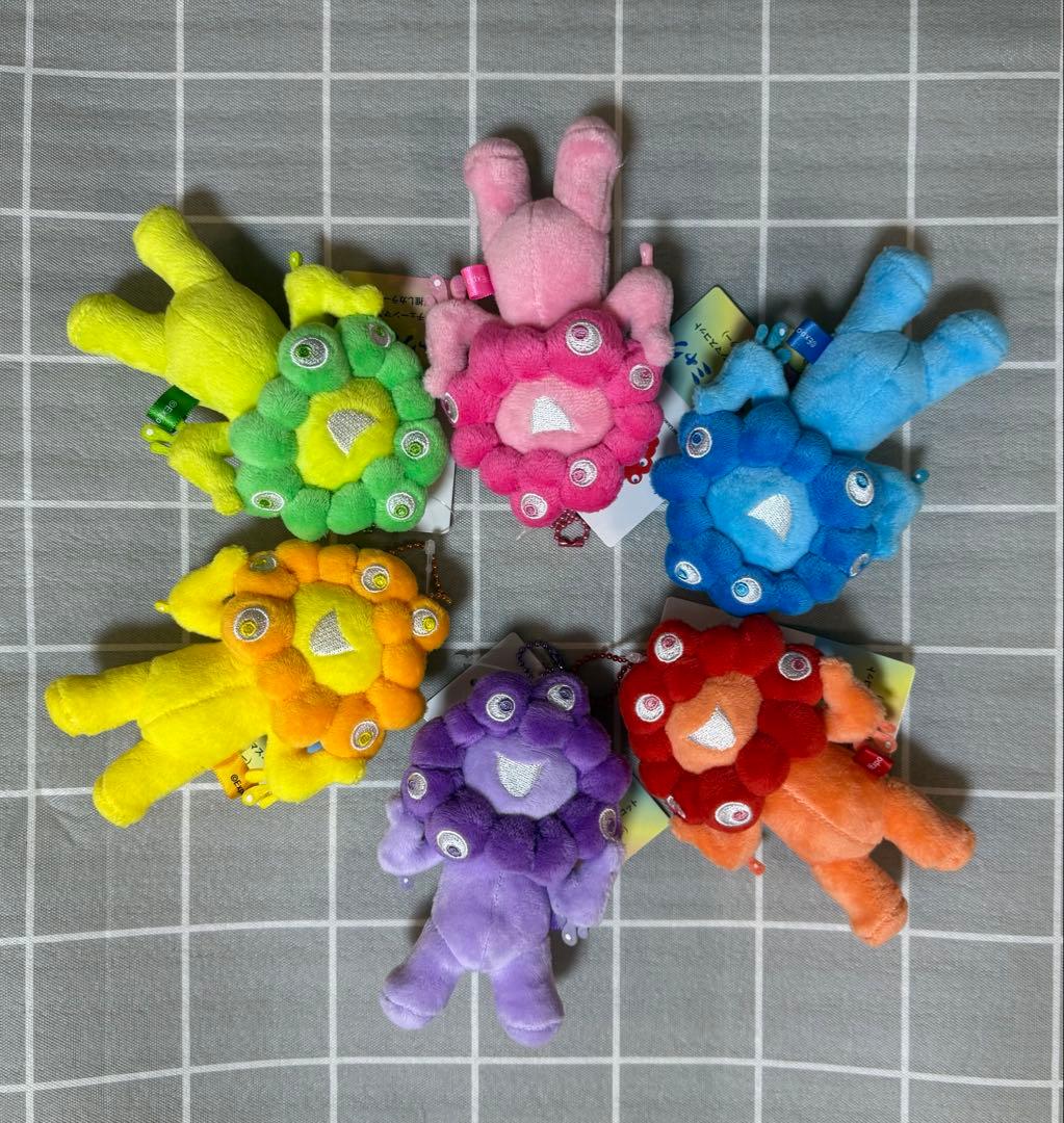 ミャクミャク 推しカラー ボールチェーンマスコット 全6色セット