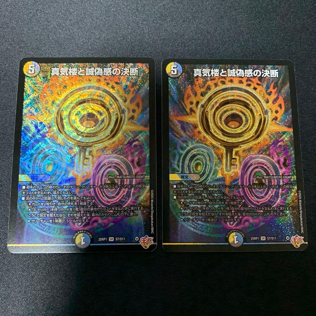 蜃気楼と誠偽感の決断　2枚