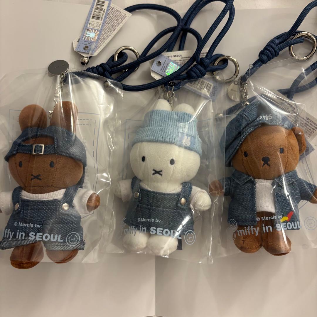 韓国限定　ミッフィー ソウル 限定 キーホルダー　3体セット